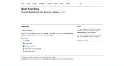 Desktop Screenshot of nate.koechley.com